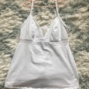 SOMA White Lace Cami